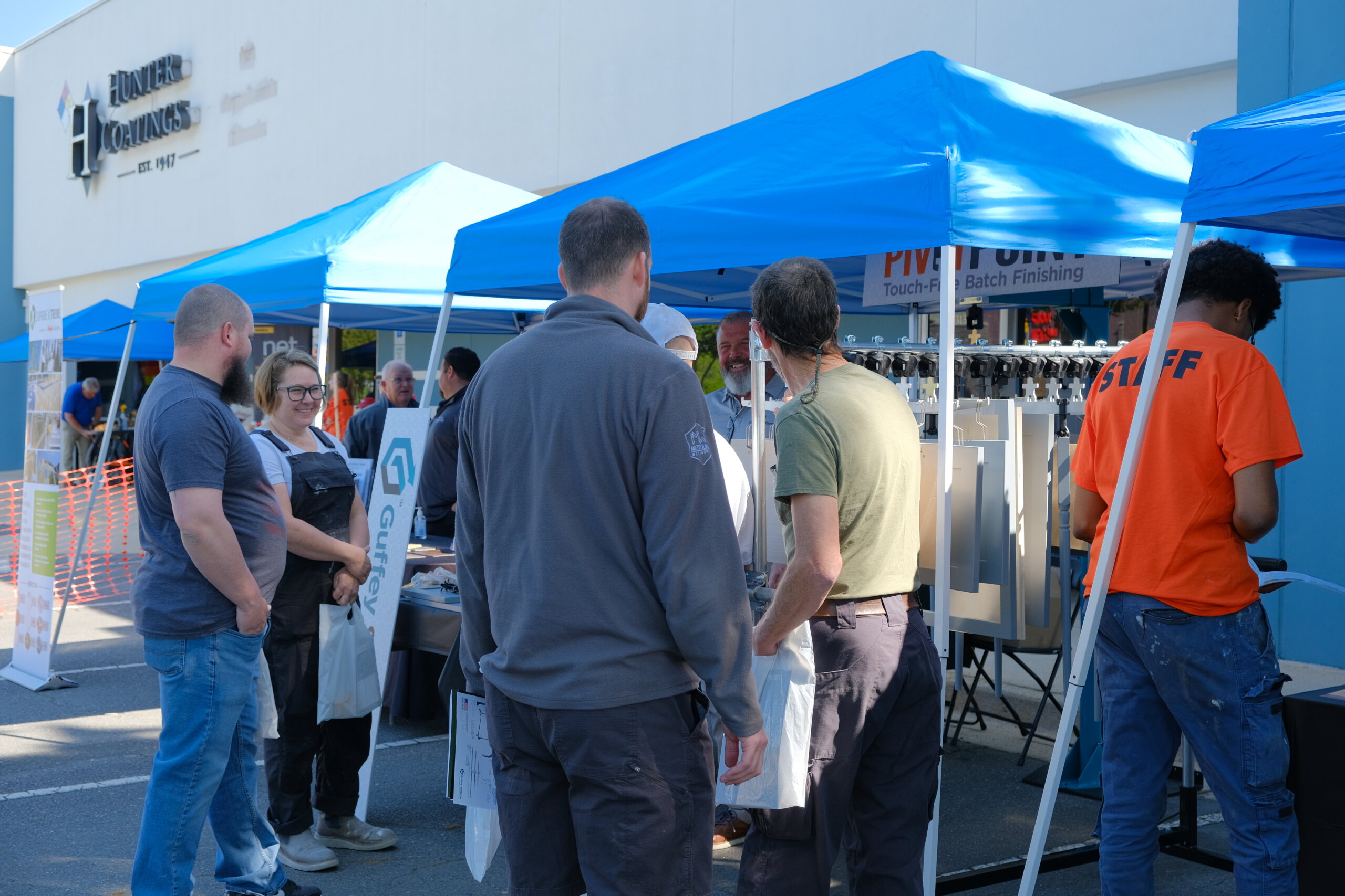 guffey systems spray racking pro expo event | Hunter Coatings - We Sell ...